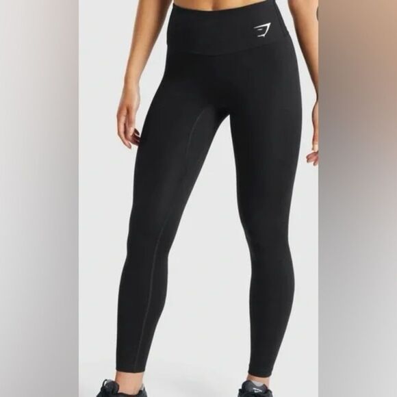 Gymshark Black Leggings Sz S - Picture 1 of 7